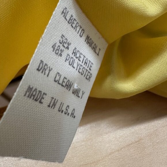Alberto Makali Striped Yellow/Black Size 2 Jacket - Picture 8 of 8